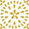 60‑Piece Tiny Resin Bee Embellishments (3 Sizes) | Mini Plastic Garden Bees for Honey‑Themed Party Decor, DIY Crafts, Cake Decorations & Baby Shower Supplies